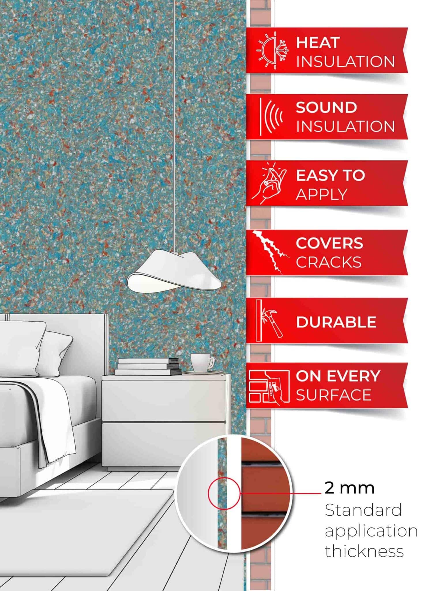Belka B60 Vintage Teal Wallpaper showcasing a retro and stylish design, perfect for creating vibrant and vintage-inspired interiors.