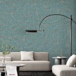 Belka B60 Vintage Teal Wallpaper showcasing a retro and stylish design, perfect for creating vibrant and vintage-inspired interiors.