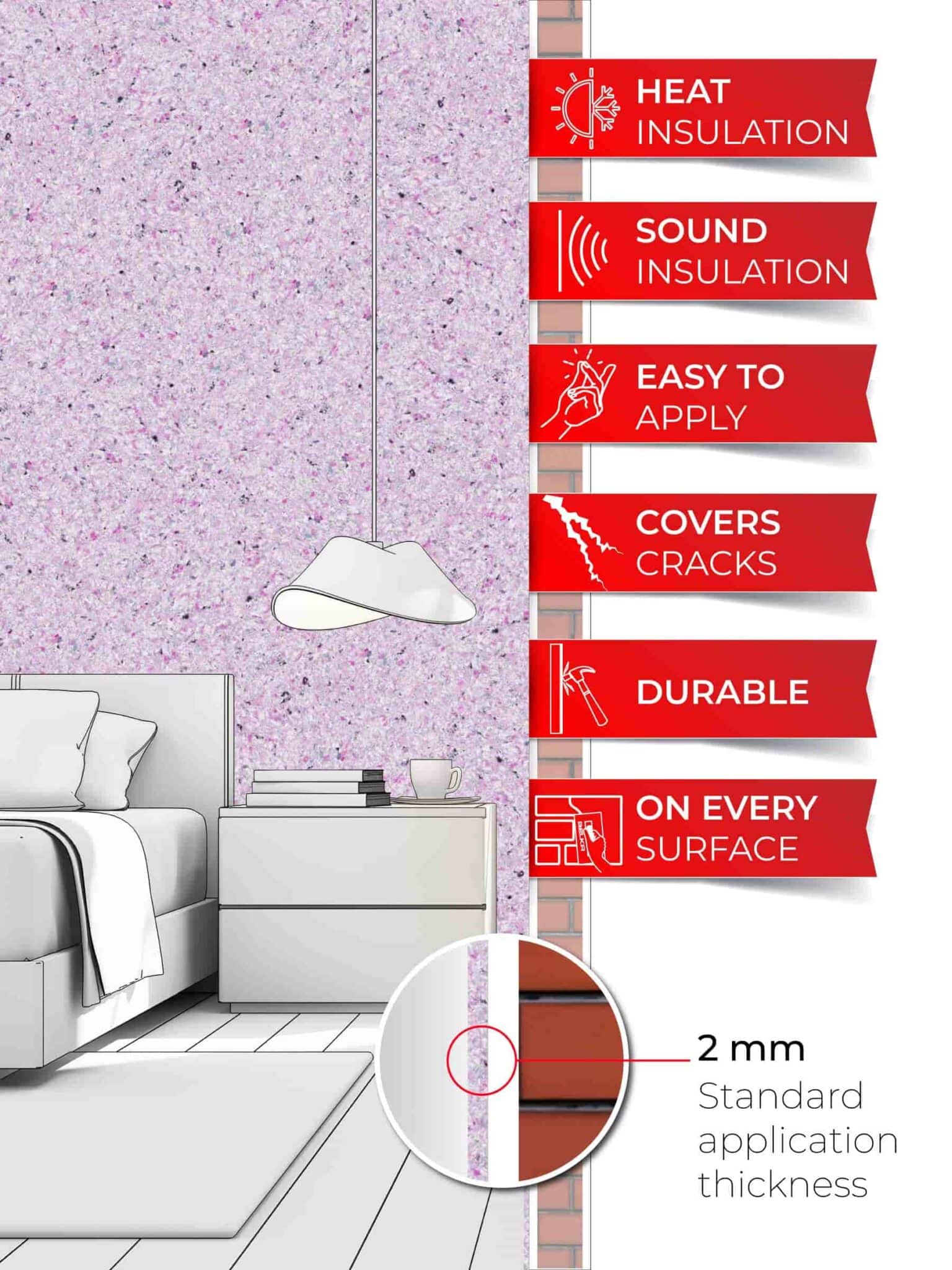 Belka B35 Lavender Wallpaper | Elegant Purple Wall Design