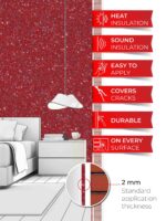 Belka B17 Maroon Wallpaper with deep, elegant tones, perfect for creating a luxurious and warm ambiance in your space.