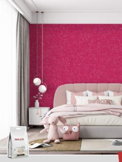 Belka B19 Magenta Wallpaper showcasing a bold and vibrant design that adds energy and style to any interior.