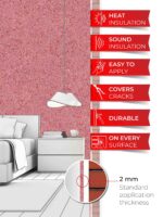 Belka B26 Cerise Wallpaper, a bold and vibrant pink wallpaper perfect for modern, lively interiors.