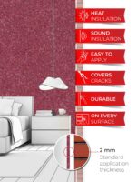 Belka B16 Plum Wallpaper - Eco-friendly, luxurious plum wallpaper for elegant interior design.