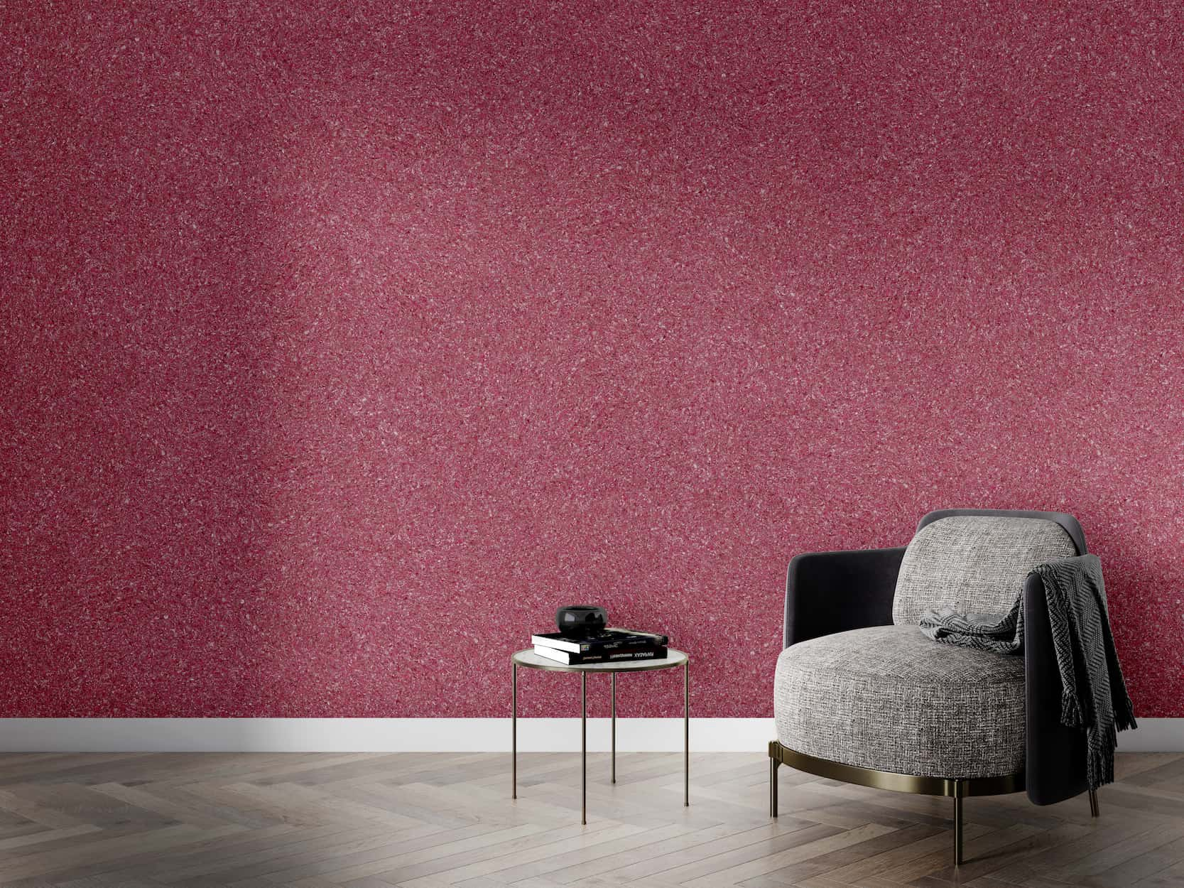 Belka B16 Plum Wallpaper - Eco-friendly, luxurious plum wallpaper for elegant interior design.