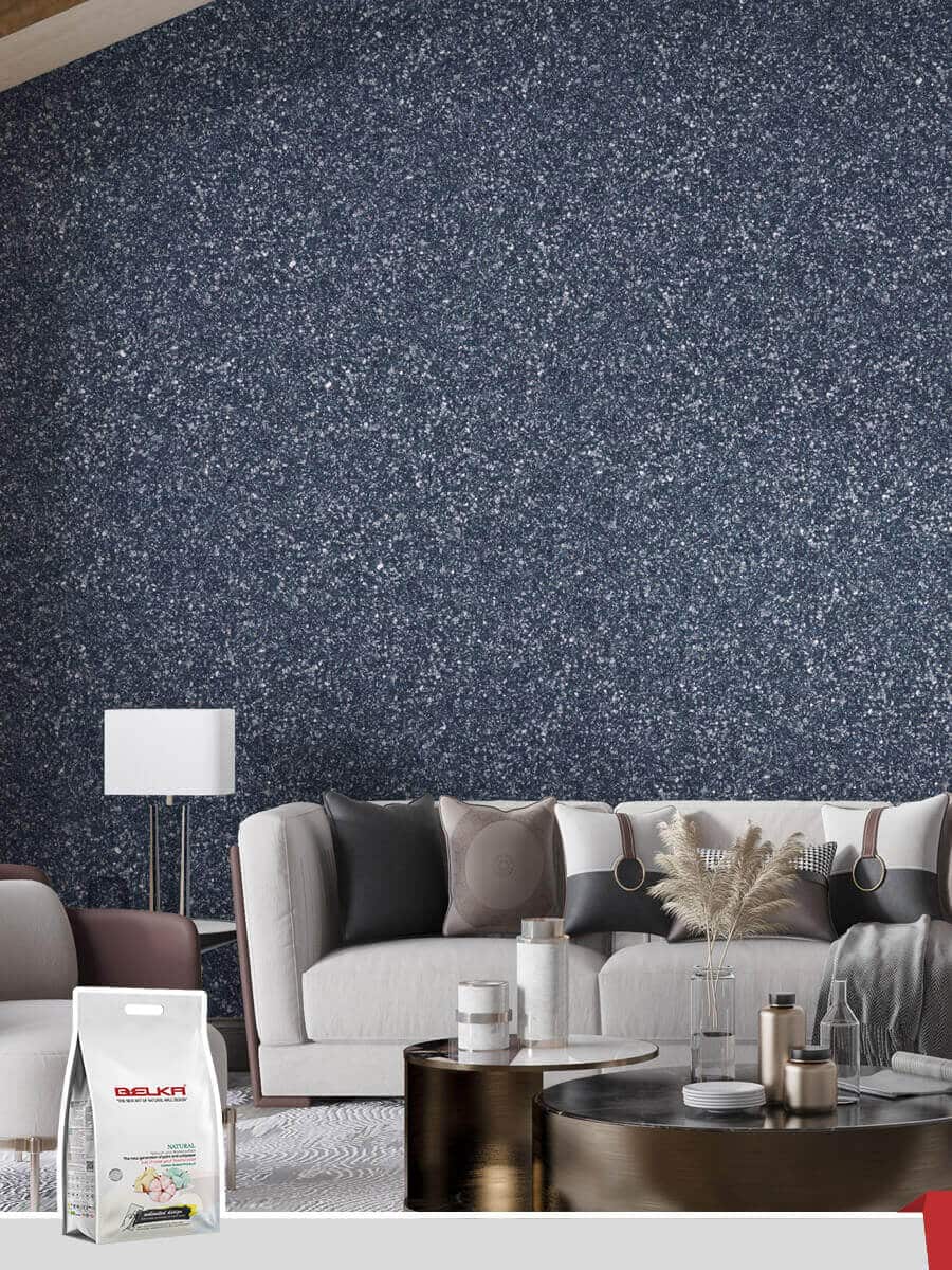 Belka B46 Navy Wallpaper - Elegant Deep Blue Self-Adhesive Wall Design