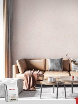 Belka B27 Peach Beige Wallpaper creates a soft, warm ambiance in your home with its peach and beige hues, perfect for any room.