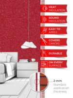 Belka B20 Red Wallpaper, adding bold energy and style to any room with vibrant red tones.