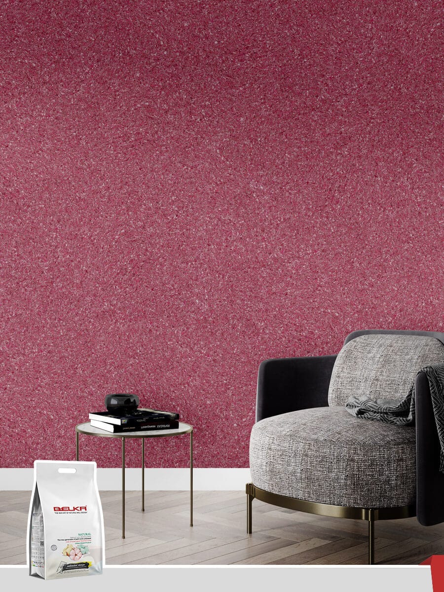 Belka B16 Plum Wallpaper - Eco-friendly, luxurious plum wallpaper for elegant interior design.