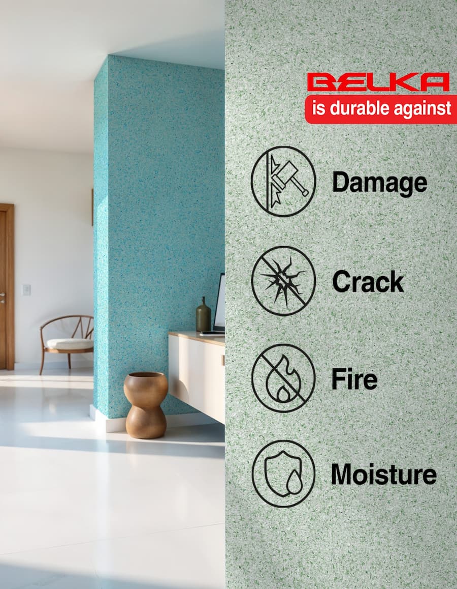 belka wallpaper durable against fire moisture crack and damge