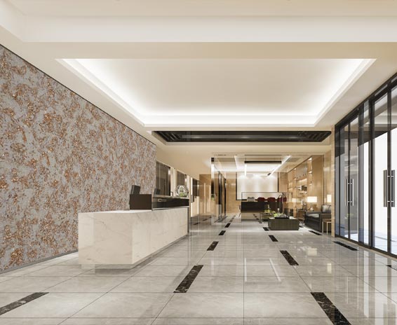 Belka hotel wall design banner showcasing elegant and luxurious wallpaper options.