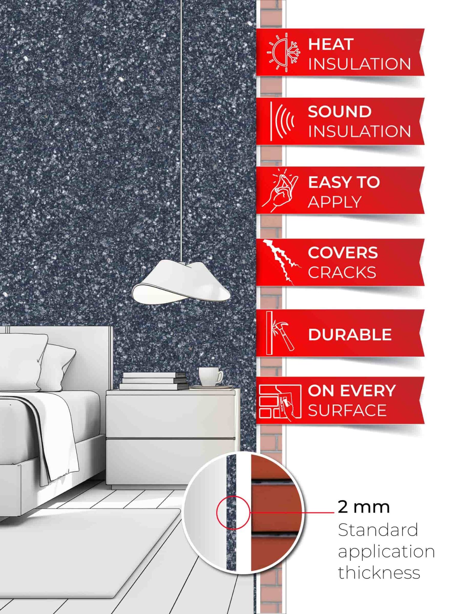 Belka B46 Navy Wallpaper - Elegant Deep Blue Self-Adhesive Wall Design