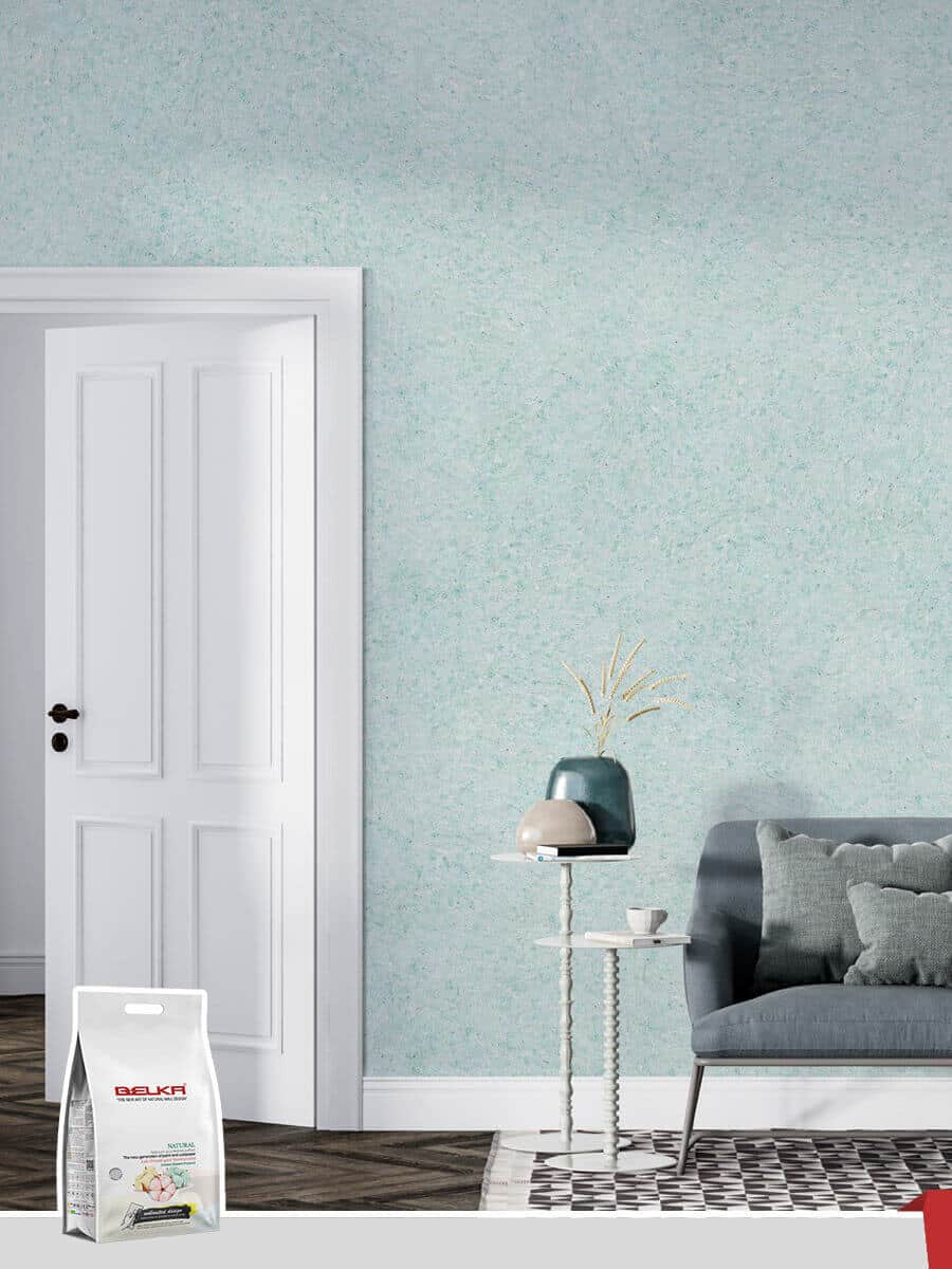 Belka B44 Mint Wallpaper - Fresh Minty Green Self-Adhesive Wall Design