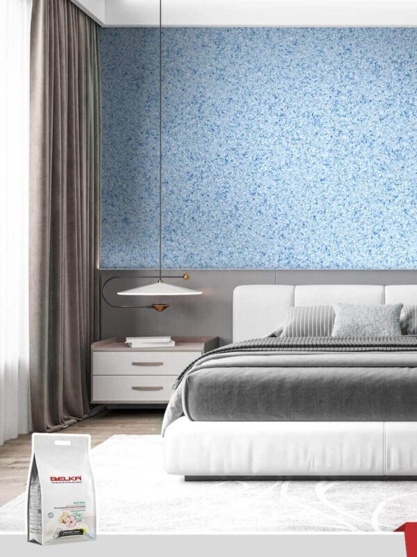 Belka B42 Light Blue Wallpaper – Refresh Your Room with Softness and Tranquility Belka B42 Light Blue Wallpaper to refresh and calm your space with a soft, serene hue.