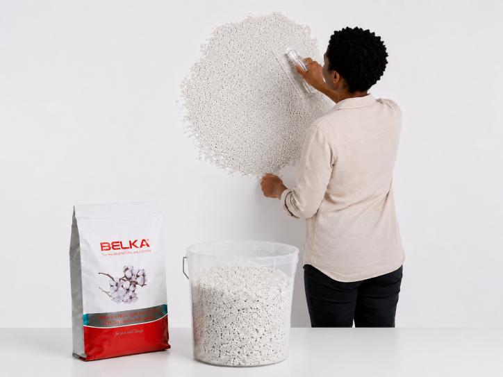 BELKA material being hand-applied