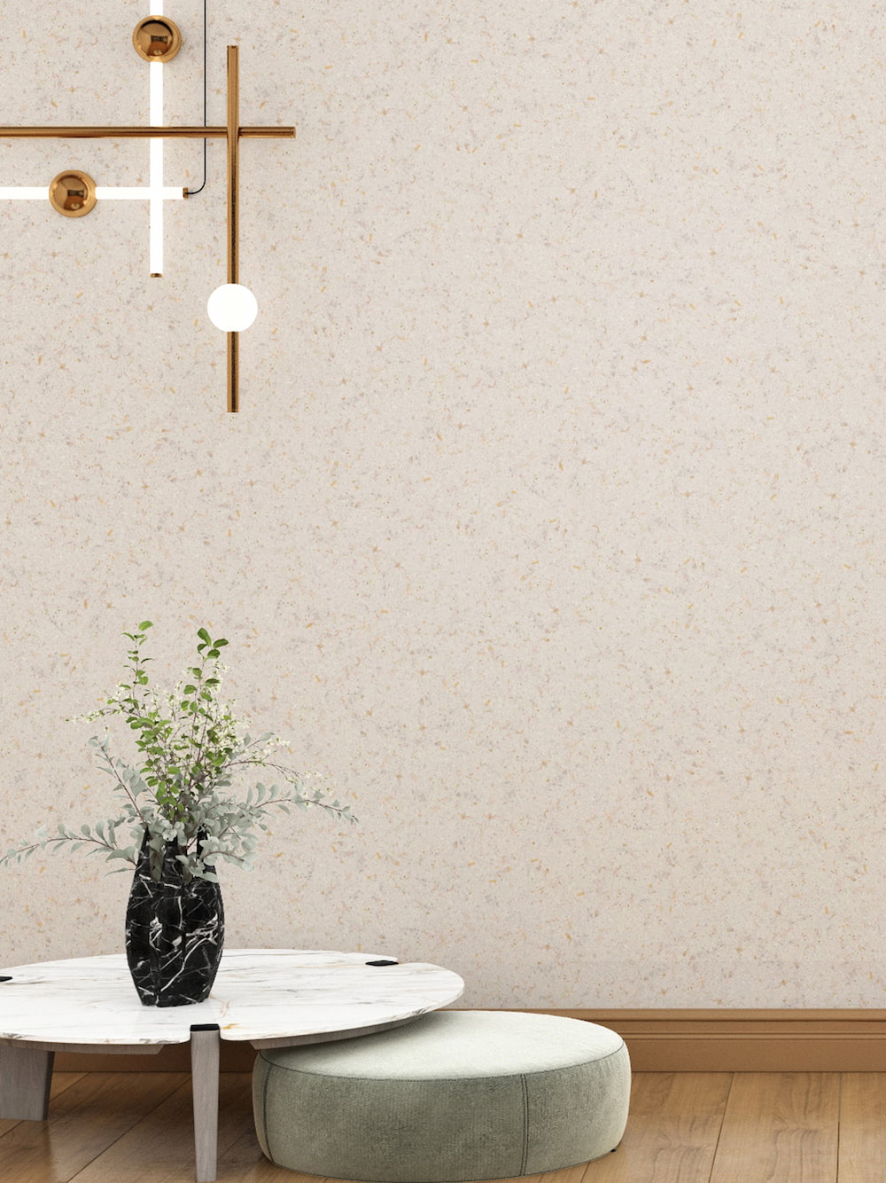 Cremefarbene Belka B2 Beige Baumwollputz-Tapete, natürliche Flüssigtapete für stilvolle Wanddekoration Cremefarbene Belka B2 Beige Baumwollputz-Tapete, natürliche Flüssigtapete für stilvolle Wanddekoration