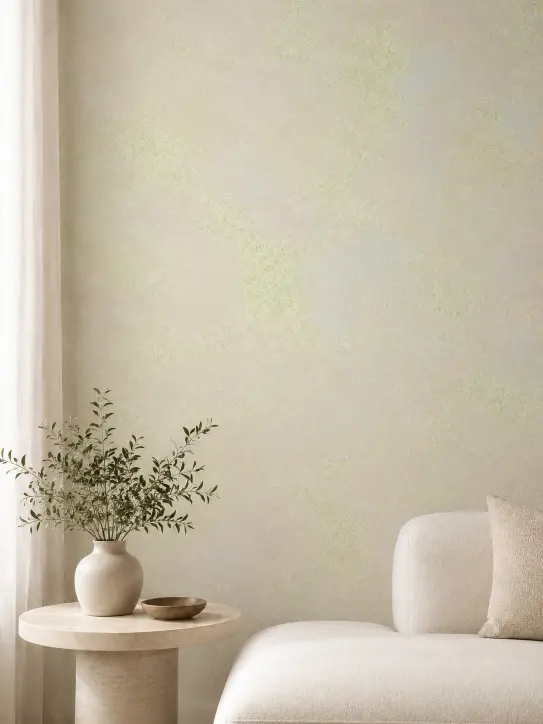 BELKA Tapete MIX4010 Frühlingslicht als individuelles Wanddesign aus vier harmonisch abgestimmten hellen Naturtönen