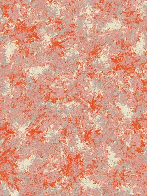 Fugenlose Wandoberfläche mit BELKA Tapete MIX4013 Terrakotta-Abend in Orange, Lachs, Gelb-Creme und Hellbraun