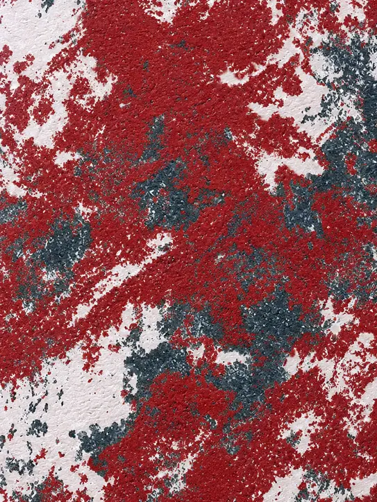 Fugenlose Wandoberfläche mit BELKA Tapete MIX4014 Rubin & Graphit in Rot, Dunkelrot, Schwarz und Elfenbein