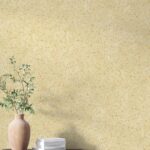 Cremefarbene Belka B1 Beige Baumwollputz-Tapete, umweltfreundliche Flüssigtapete für moderne Wandgestaltung