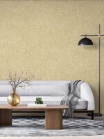 Cremefarbene Belka B1 Beige Baumwollputz-Tapete, umweltfreundliche Flüssigtapete für moderne Wandgestaltung