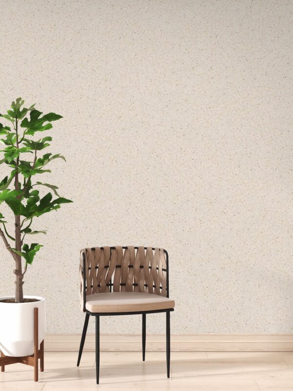 Belka 10 Tapete in Creme-Beige – stilvolle, moderne Wandgestaltung mit sanften Farbtönen.