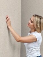 Belka 10 Tapete in Creme-Beige – stilvolle, moderne Wandgestaltung mit sanften Farbtönen.
