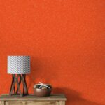 Belka B21 Tapete in Orange – Moderne Wandtapete in einem warmen Orangeton, ideal für lebendige Raumgestaltungen mit zusätzlicher Wärme- und Schalldämmung.