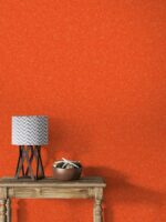 Belka B21 Tapete in Orange – Moderne Wandtapete in einem warmen Orangeton, ideal für lebendige Raumgestaltungen mit zusätzlicher Wärme- und Schalldämmung.