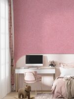 Belka B22 Tapete in Rosa – Sanfte, moderne Wandtapete in zartem Rosaton, perfekt für stilvolle Innenräume mit hervorragender Wärme- und Schalldämmung.
