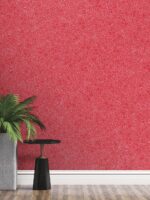 Belka B23 Tapete in Rot mit Muster – Charaktervolle, gemusterte Wandtapete für moderne Wohnkonzepte, vereint dekoratives Design mit Wärme- und Schalldämmung.