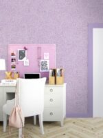 Belka B35 Tapete in Lavendel – Zarte, moderne Wandtapete in beruhigendem Lavendelton, ideal für elegante Raumgestaltungen mit Wärme- und Schalldämmung.