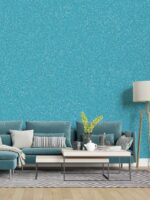 Belka B36 Tapete in Blau – Stilvolle, moderne Wandtapete in kräftigem Blauton, vereint ästhetisches Design mit effizienter Wärme- und Schalldämmung.