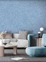 Belka B42 Tapete in Hellblau – Zarte, moderne Wandtapete in beruhigendem Hellblauton, perfekt für luftige Raumgestaltungen mit effektiver Wärme- und Schalldämmung.