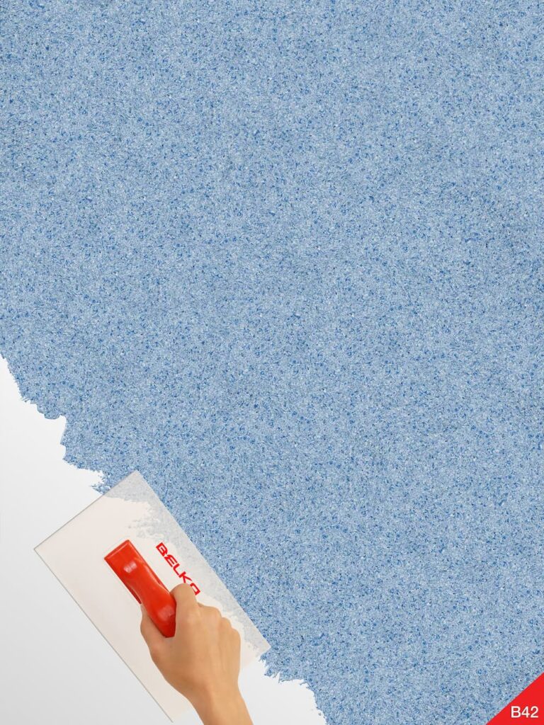 Belka B42 Tapete in Hellblau – Zarte, moderne Wandtapete in beruhigendem Hellblauton, perfekt für luftige Raumgestaltungen mit effektiver Wärme- und Schalldämmung.