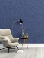 Belka B45 Tapete in Blau und Gold – Elegante, moderne Wandtapete in edlen Blau- und Goldtönen, ideal für luxuriöse Raumgestaltungen mit zusätzlicher Wärme- und Schalldämmung.