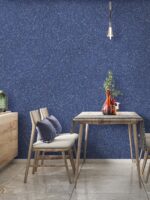 Belka B45 Tapete in Blau und Gold – Elegante, moderne Wandtapete in edlen Blau- und Goldtönen, ideal für luxuriöse Raumgestaltungen mit zusätzlicher Wärme- und Schalldämmung.
