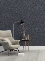 Belka B47 Tapete in Schwarz – Moderne, elegante Wandtapete in tiefem Schwarz, ideal für kreative und stilvolle Raumgestaltungen mit exzellenter Wärme- und Schalldämmung.