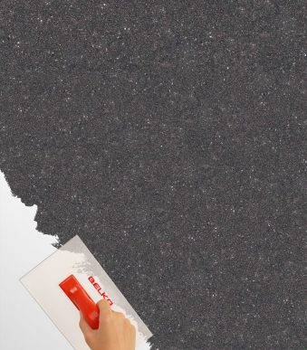 Belka B48 Tapete in Schwarz und Gold – Luxuriöse, moderne Wandtapete mit edler Schwarz-Gold-Kombination, vereint stilvolles Design mit effektiver Wärme- und Schalldämmung.