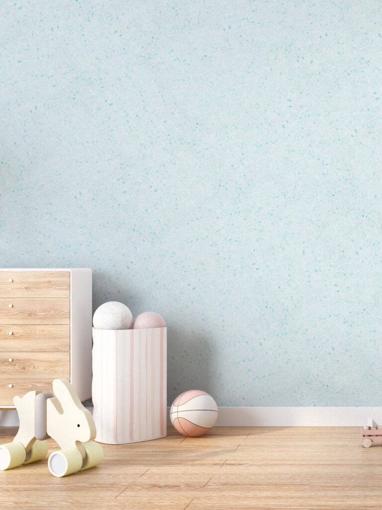 Belka B49 Tapete in Eisblau – Frische, moderne Wandtapete in kühlem Eisblau, ideal für elegante Raumgestaltungen mit zusätzlicher Wärme- und Schalldämmung.