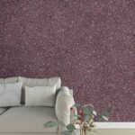 Belka B51 Tapete in Rot und Schwarz – Ausdrucksstarke, moderne Wandtapete mit kraftvoller Farbgebung, ideal für markante Raumgestaltungen mit Wärme- und Schalldämmung.