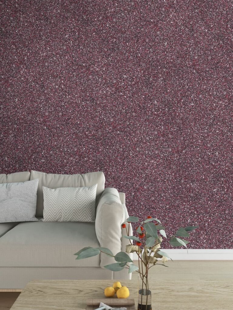 Belka B51 Tapete in Rot und Schwarz – Ausdrucksstarke, moderne Wandtapete mit kraftvoller Farbgebung, ideal für markante Raumgestaltungen mit Wärme- und Schalldämmung.