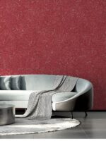 Belka B54 Tapete Rot Dunkelrot – Moderne Wandgestaltung: Selbstklebende Baumwolltapete in kräftigem Rot bis Dunkelrot, umweltfreundlich, mit Wärme- und Schalldämmung. Perfekt für Wohnzimmer, Schlafzimmer oder Akzentwände.