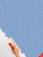 Belka B55 Tapete Hellblau Glitzer – Moderne Wandgestaltung: Selbstklebende Baumwolltapete in sanftem Hellblau mit funkelndem Glitzereffekt, umweltfreundlich, mit Wärme- und Schalldämmung. Ideal für Wohnzimmer, Schlafzimmer oder Babyzimmer