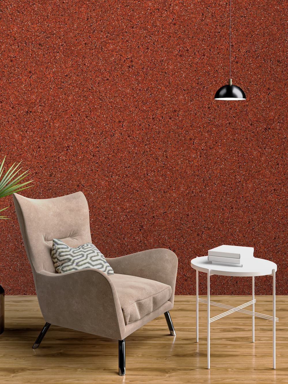 Belka B57 Tapete Kupfer – Moderne Wandgestaltung: Selbstklebende Baumwolltapete in edlem Kupferton, umweltfreundlich, mit Wärme- und Schalldämmung. Ideal für Wohnzimmer, Schlafzimmer oder Büro.