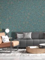 Belka B60 Tapete Retro – Moderne Wandgestaltung: Selbstklebende Baumwolltapete in stilvollem Retro-Design, umweltfreundlich, mit Wärme- und Schalldämmung. Perfekt für Wohnzimmer, Schlafzimmer oder Büro