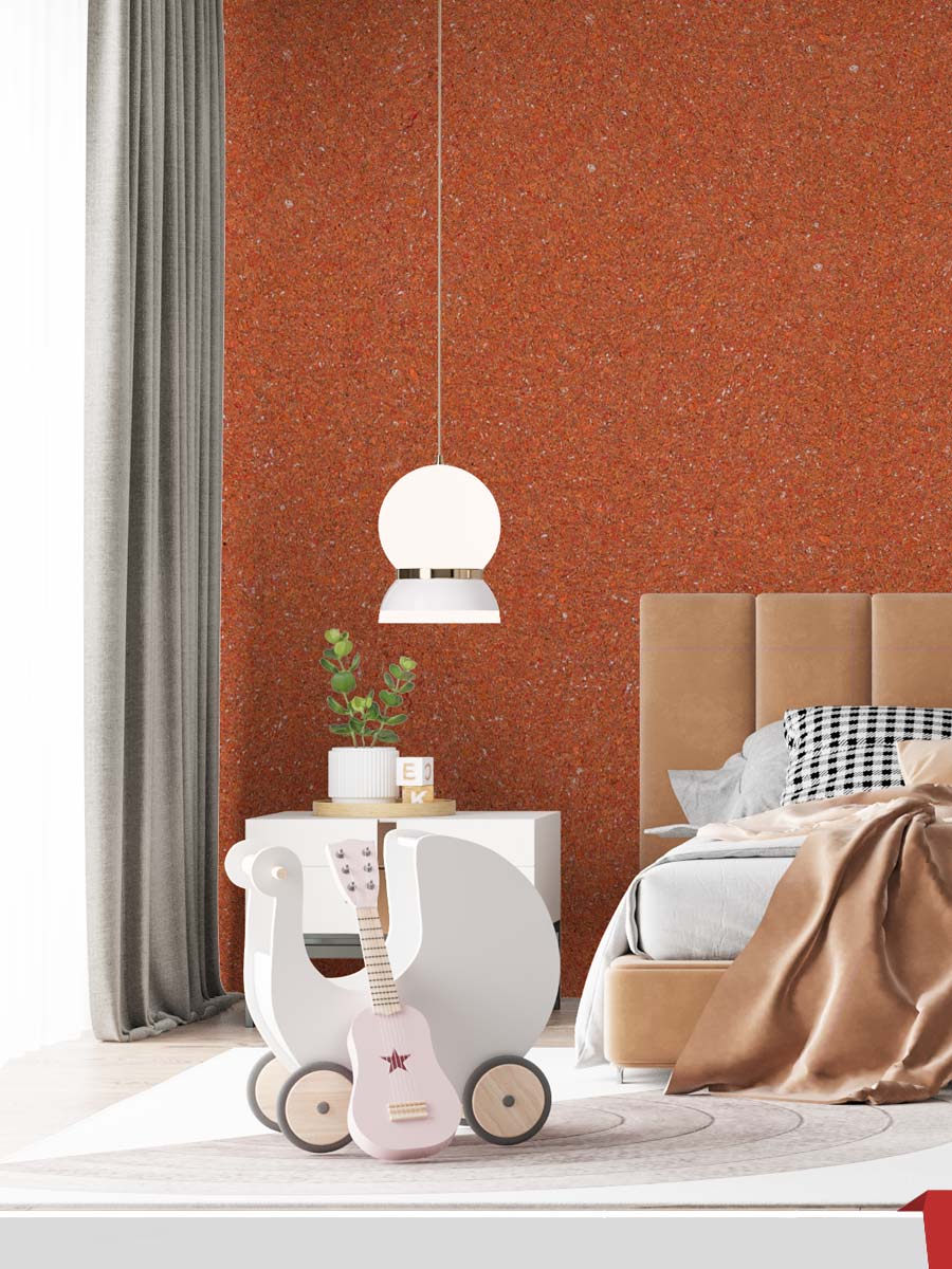 Tapete Orange - Moderne Wandgestaltung - GoBelka