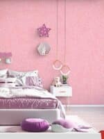 belka tapete rosa moderne wandgestaltung