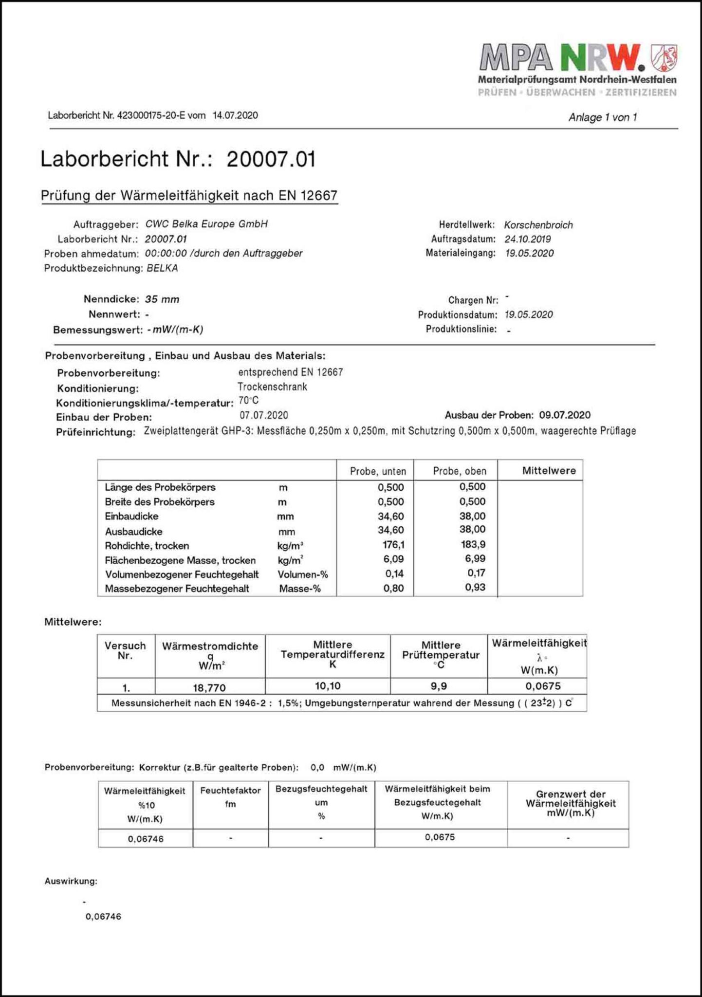 Belka Naturtapeten: Energieeffizienz durch Wärmedämmung - Zertifiziert
Caption: