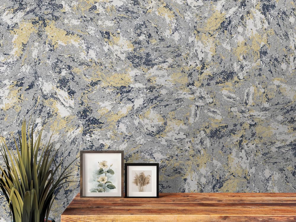 Moderne Eleganz
Diese luxuriöse Kollektion verkörpert zeitgenössische Eleganz mit einer Palette aus Schwarz, Weiß, Grau und Gold. Sie schafft eine raffinierte und stilvolle Atmosphäre, die perfekt für moderne Wohnräume, Büros oder Empfangsbereiche geeignet ist.