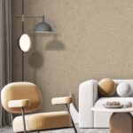 Belka Y2503 Tapete in Warm Neutral für moderne Wandgestaltung – umweltfreundlich, atmungsaktiv, EMF-reduzierend und schalldämmend für gesunde Wohnräume.